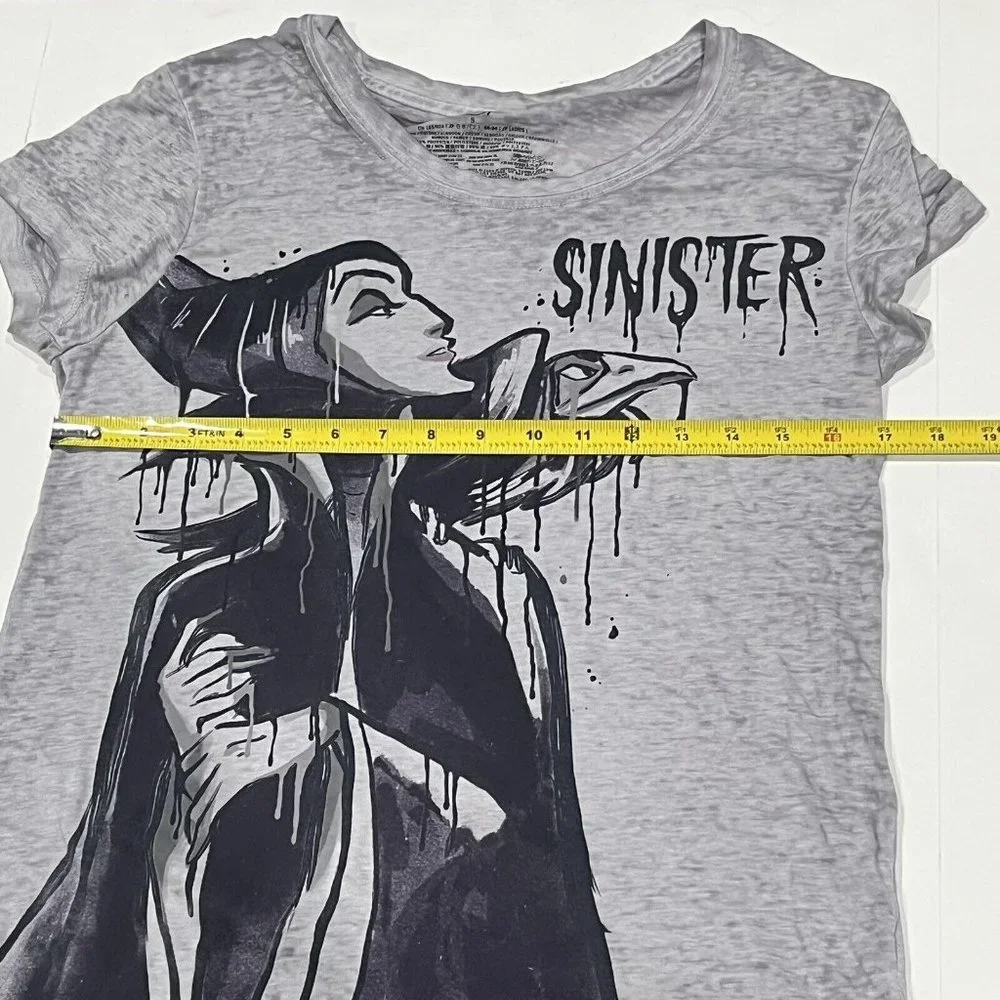 Disney Parks Maleficent Sinister Graphic Shirt Women Small Small Pulls In Back - Picture 10 of 12